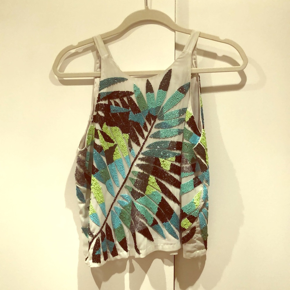 Parker Beaded Crop Top